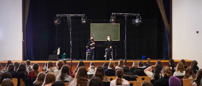 Theatervorführung Thema Mobbing