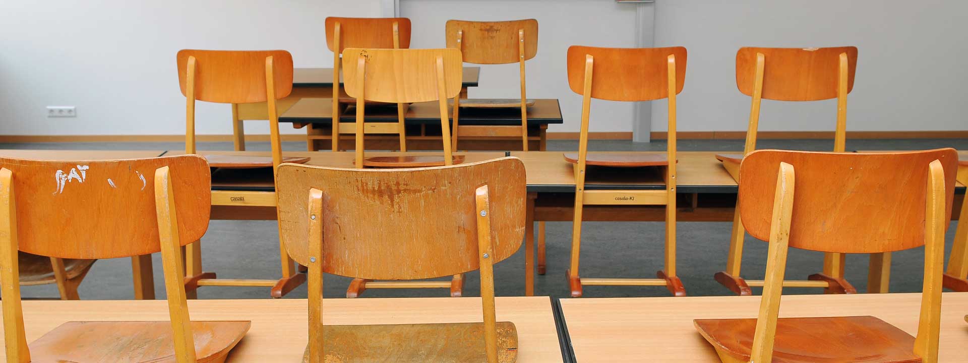 Leeres Klassenzimmer