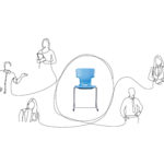 Kooperieren und vernetzen: Illustration