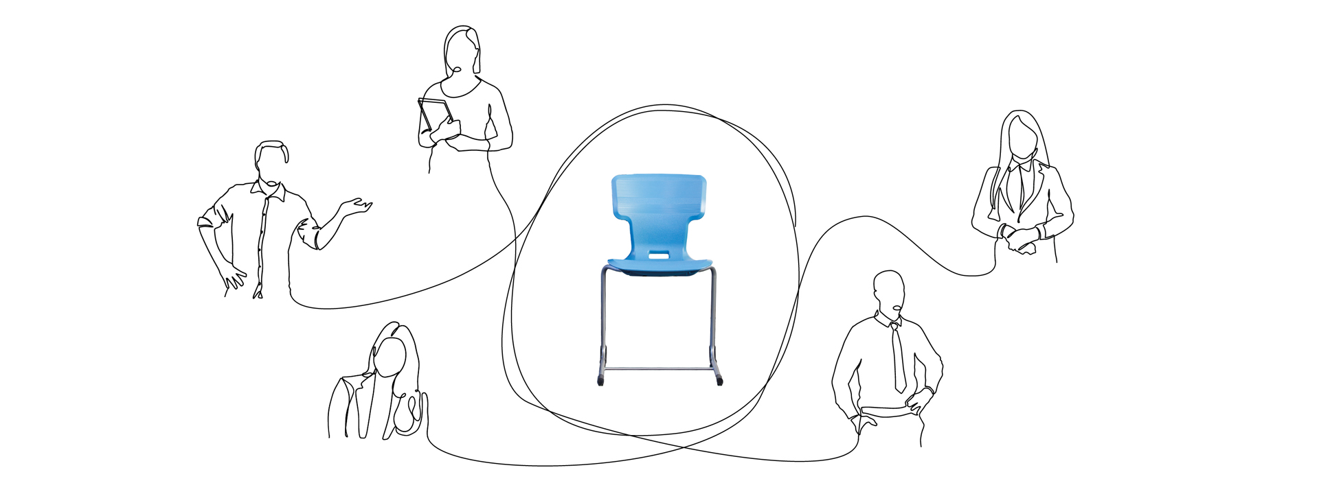 Kooperieren und vernetzen: Illustration