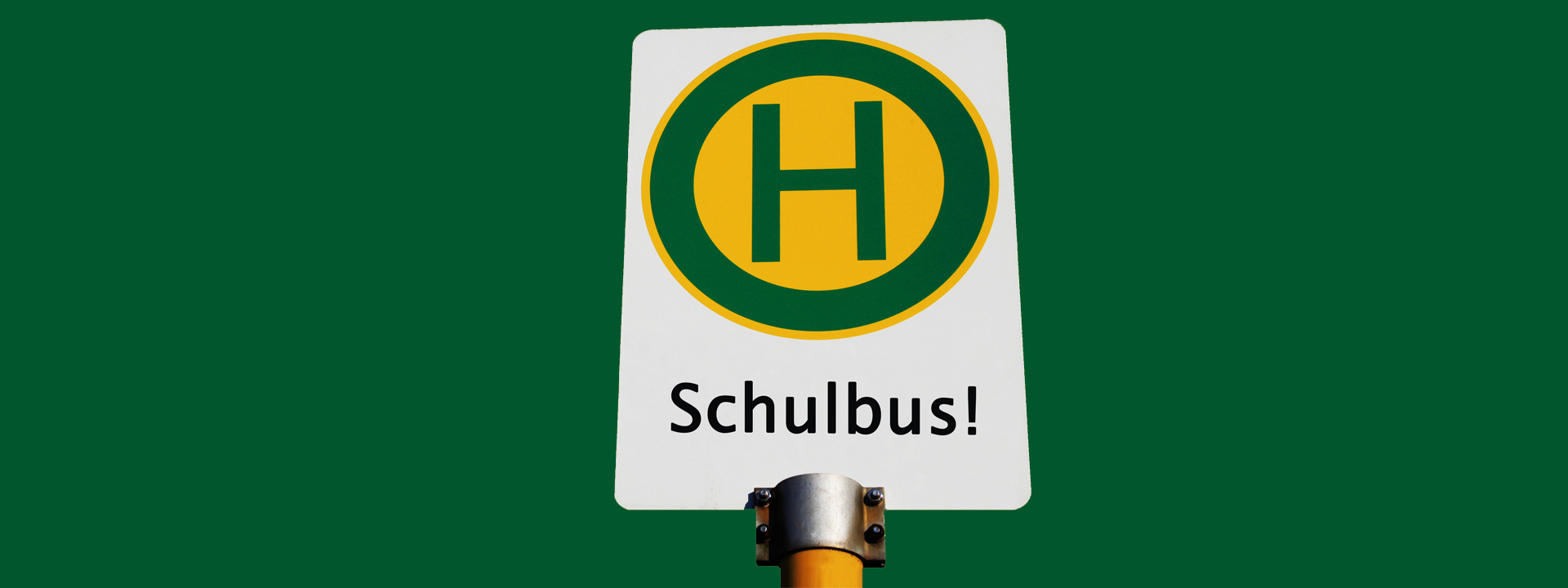 Haltestellenschild Schulbus